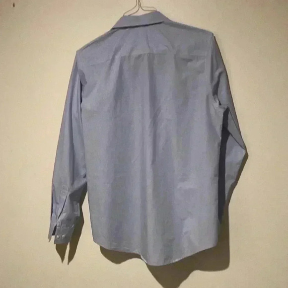 Calvin Klein men’s med dress shirt cool tech non-iron 100% cotton long sleeve - Picture 2 of 6